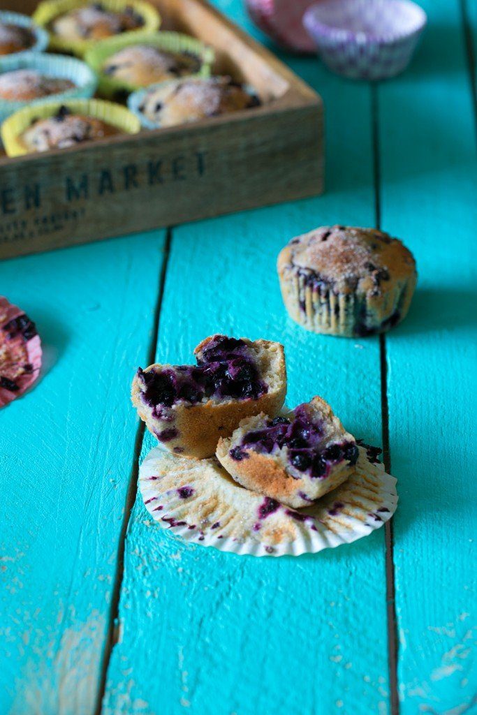 Kokos-Blaubeer-Bananen-Muffins - Patrick Rosenthal