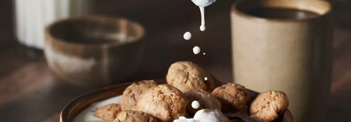 Frühstück mit Cookie Cerealien