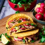 Tacos mit Barbarie Entenbrust