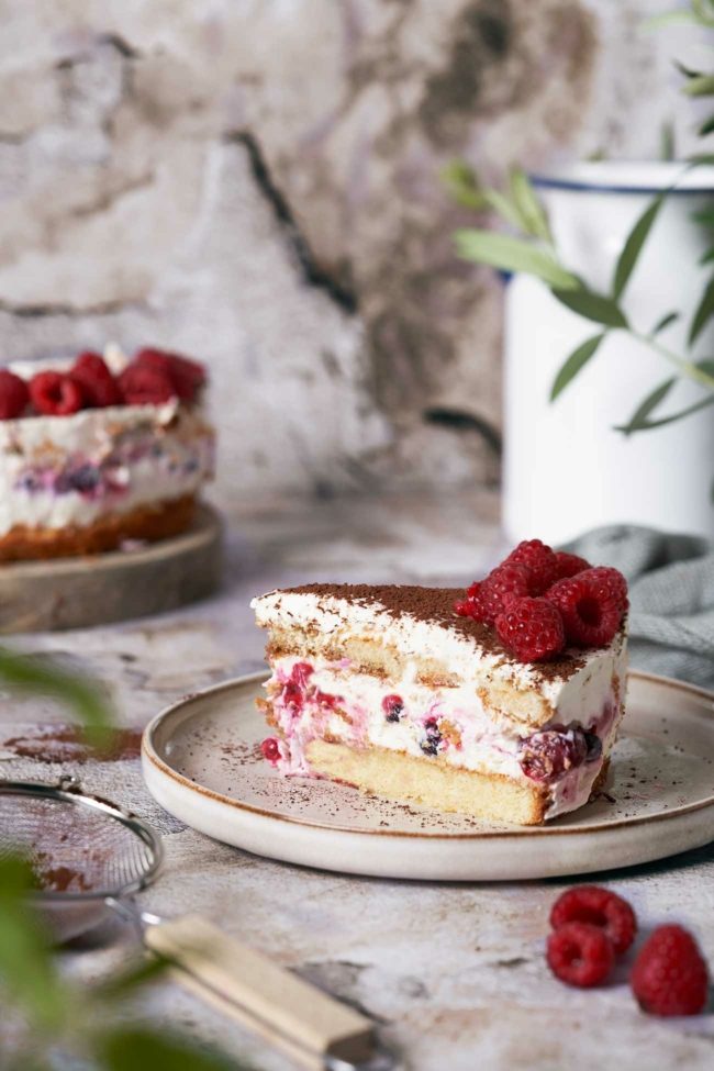 Beeren Quarktorte