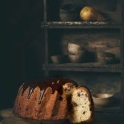 Gugelhupf Birne Helene mit Schokoladen Ganache